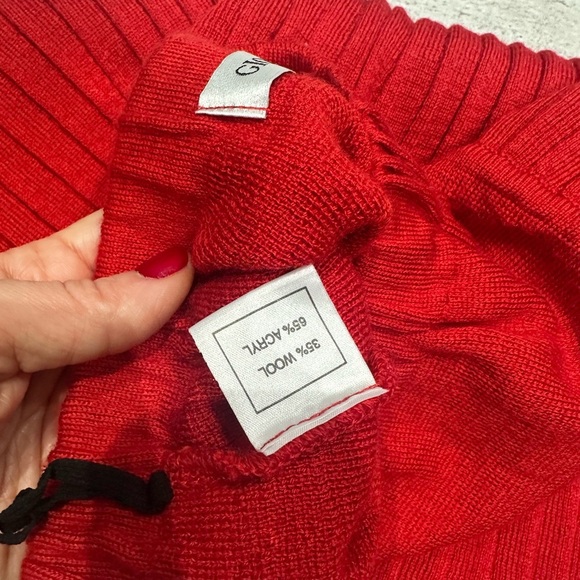 Giorgio Red Pleated Skirt – Size S - Picture 5 of 5